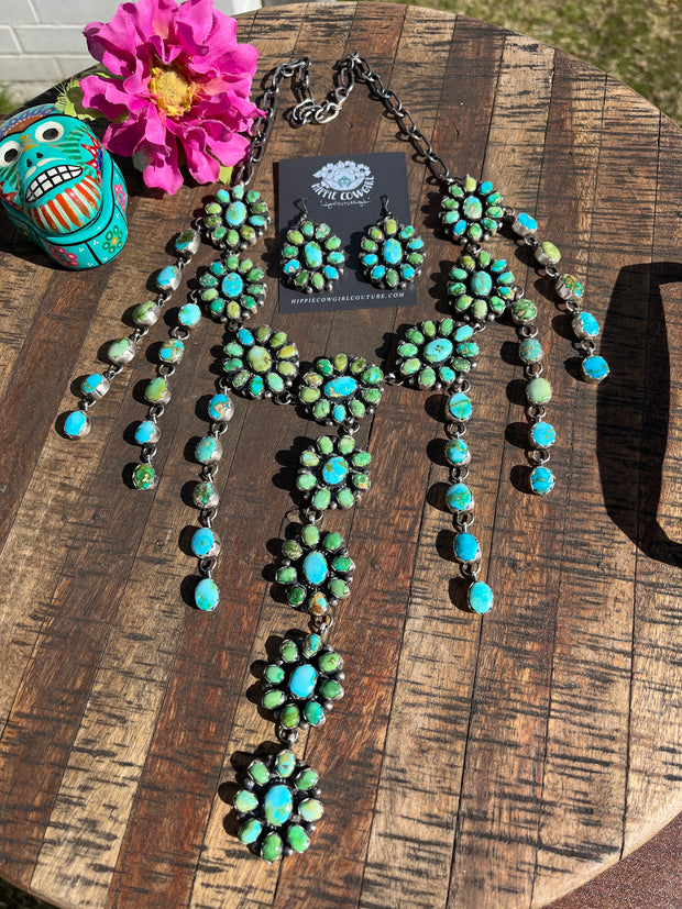 Sonoran Gold Waterfall Necklace Set