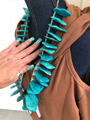 Turquoise Slab Necklace