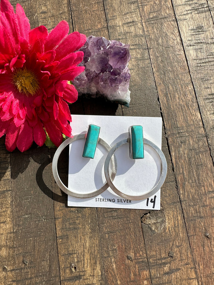 Kingman Bar Hoop Earring #14