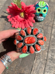 Red Spiny Cluster Cuff