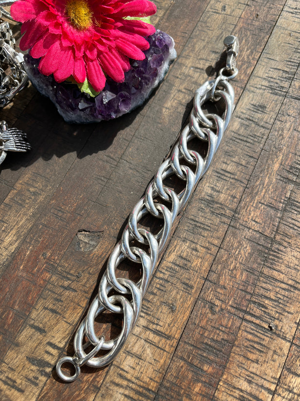 Sterling Double Link Bracelet