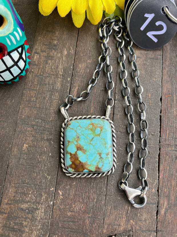 Kingman Square Necklace