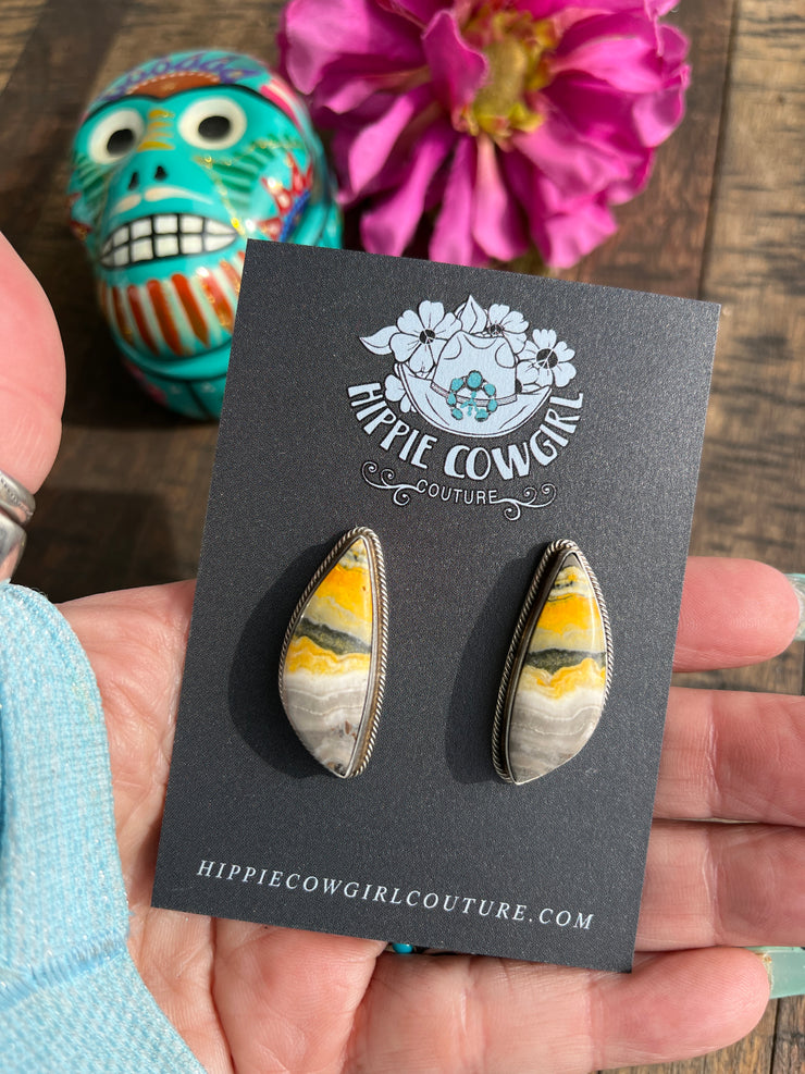 Bumblebee Jasper Studs #3