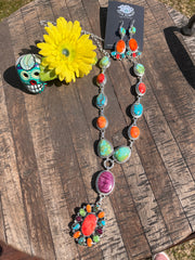 Multi Color Lariat Set