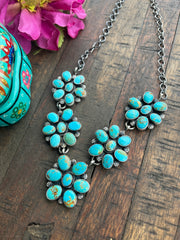5 Stone Flower Necklace #2
