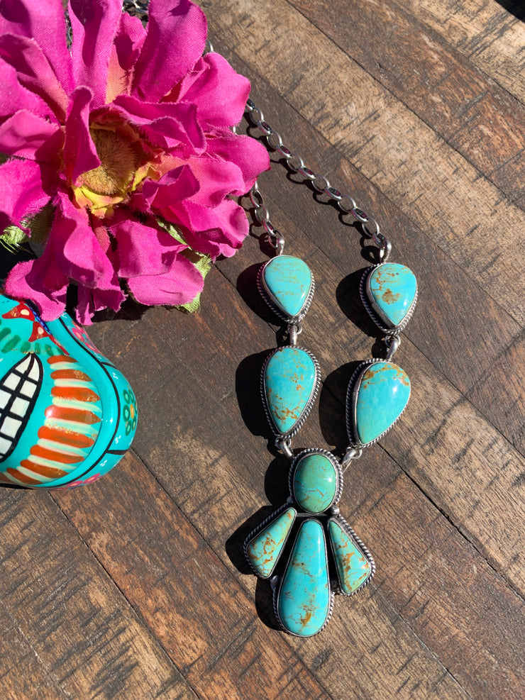 Kingman Turquoise Lariat