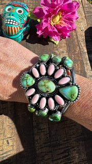 Sonoran and "Cotton Candy" Cuff
