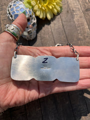 3 Stone Square Necklace #1-9