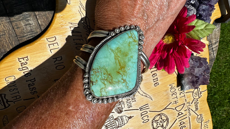 Kingman Single Stone Cuff