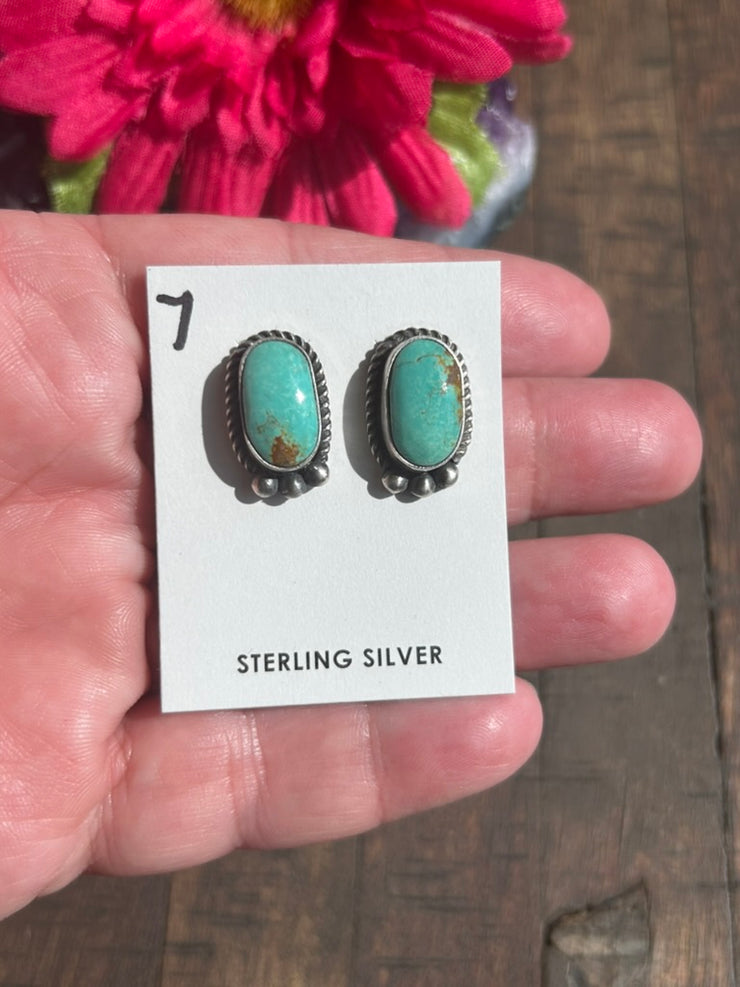 Kingman Stud Muffin Earrings #7