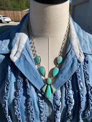 Kingman Turquoise Lariat