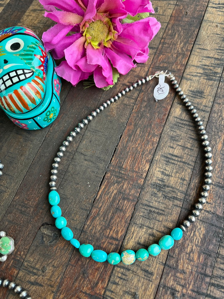 Sonoran Gold and Navajo Pearl Necklace