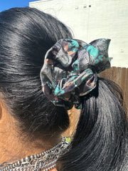 Turquoise Scrunchie