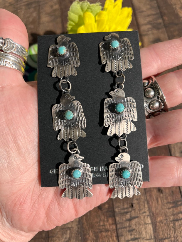 Thunderbird Concho Earrings