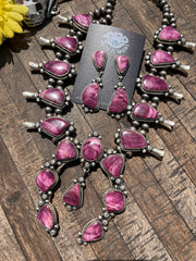 Purple Spiny Squash Blossom Set