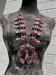 Purple Spiny Squash Blossom Set