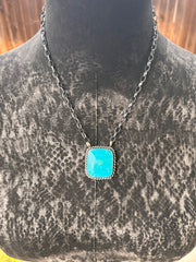 Kingman Square Necklace