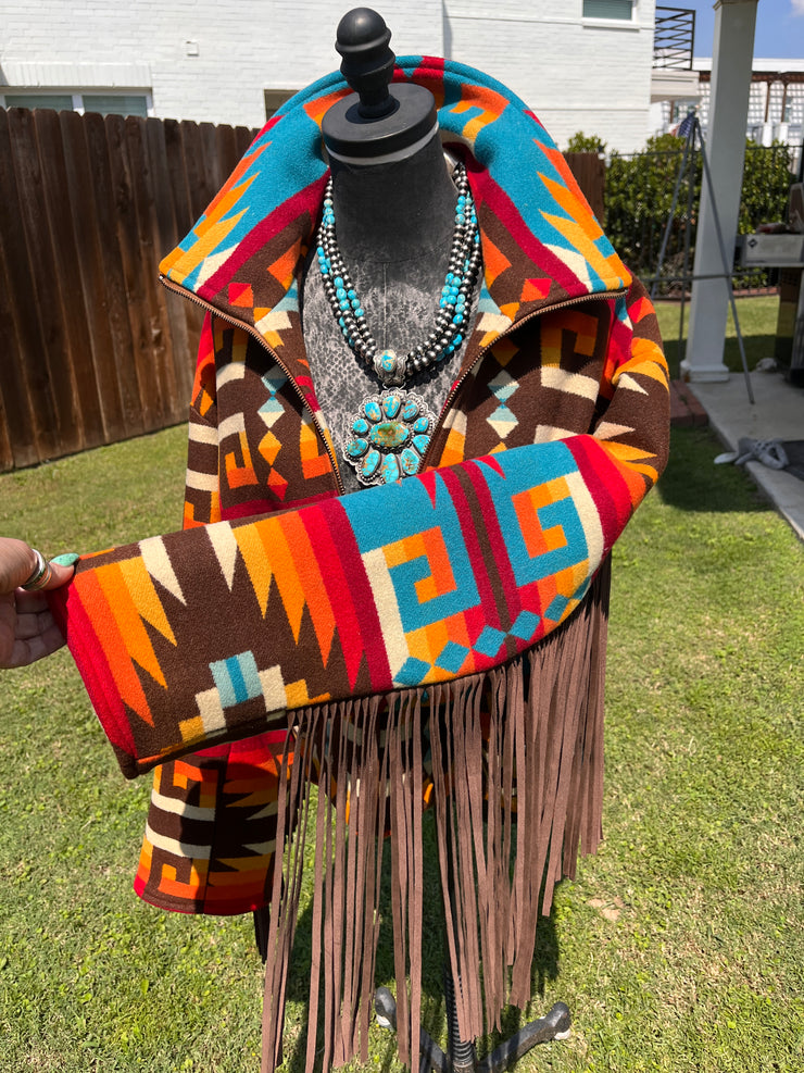 Rio Rancho Archer with Fringe Jacket