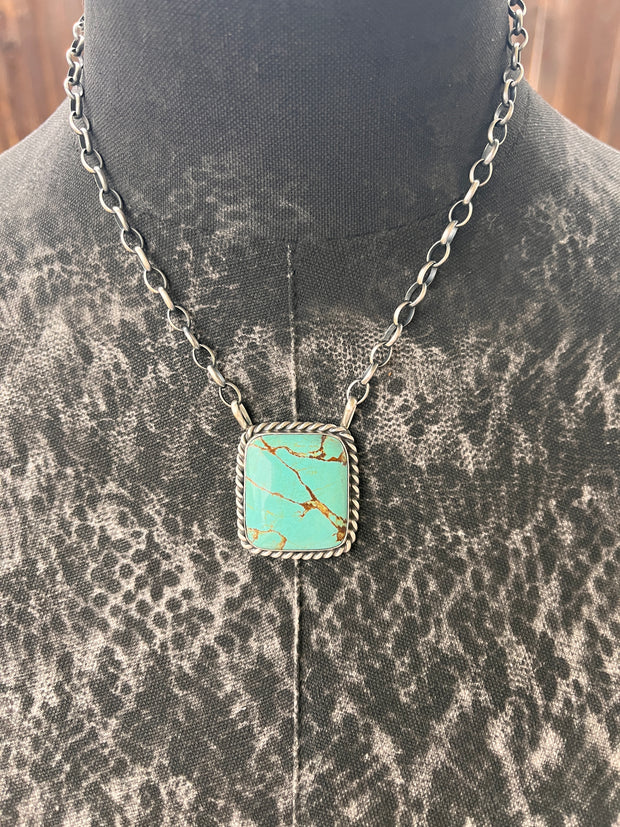 Kingman Square Necklace