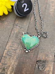 Kingman Heart Necklace 1-12