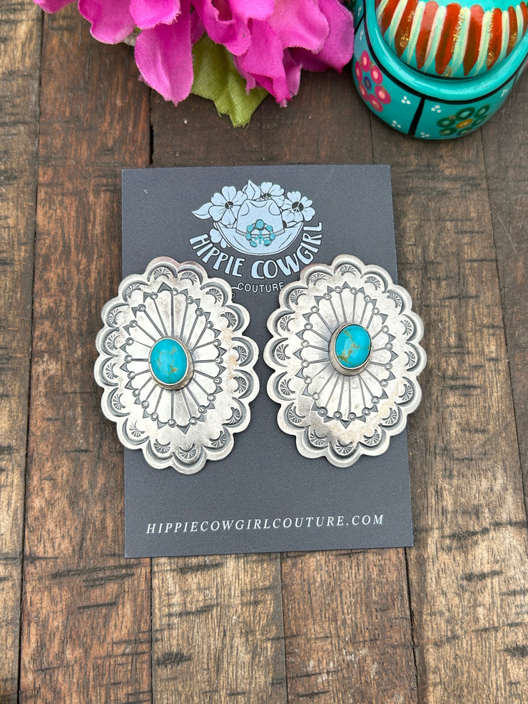 Kingman Concho Earrings #2