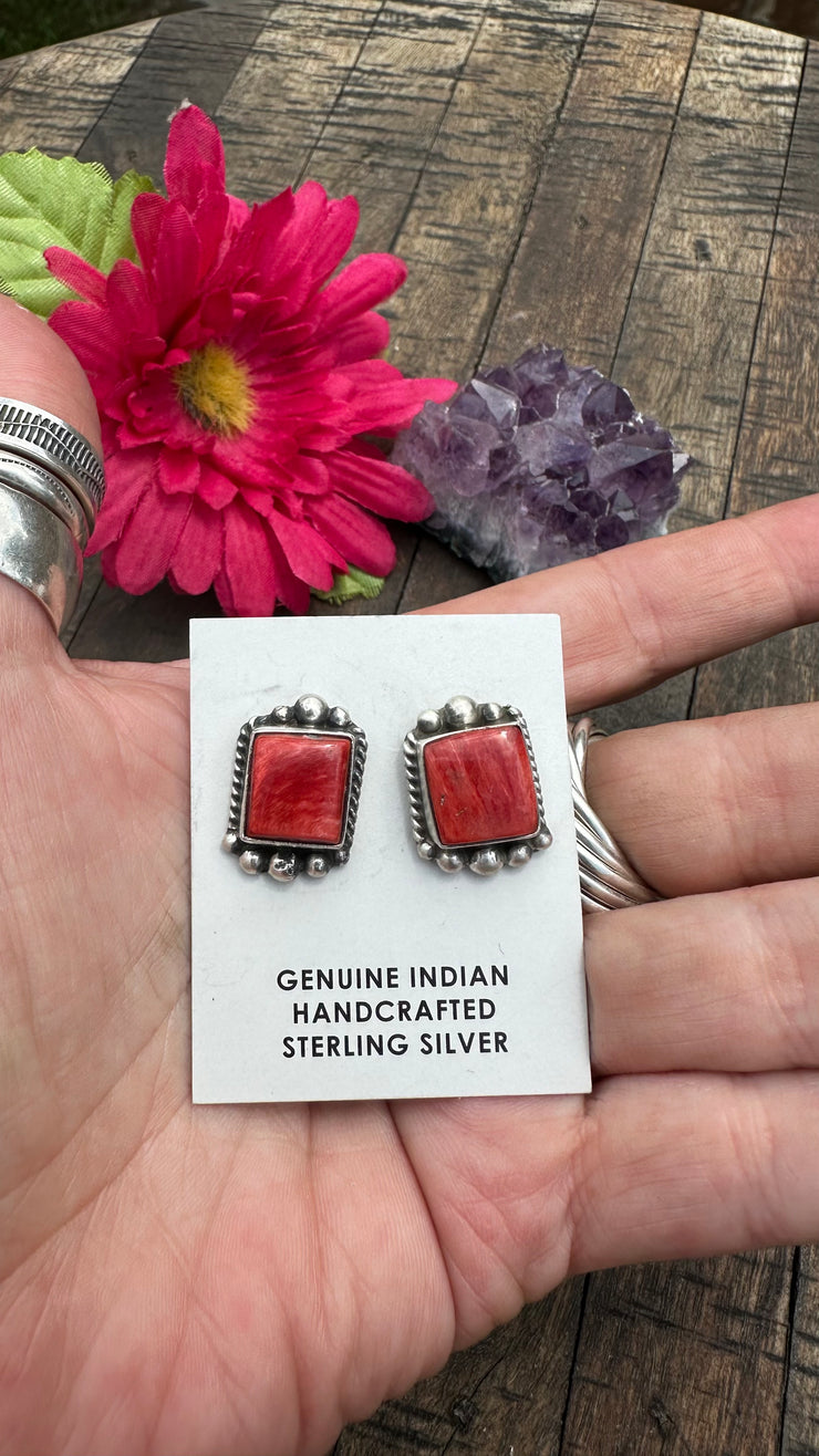 Red Spiny Studs #2