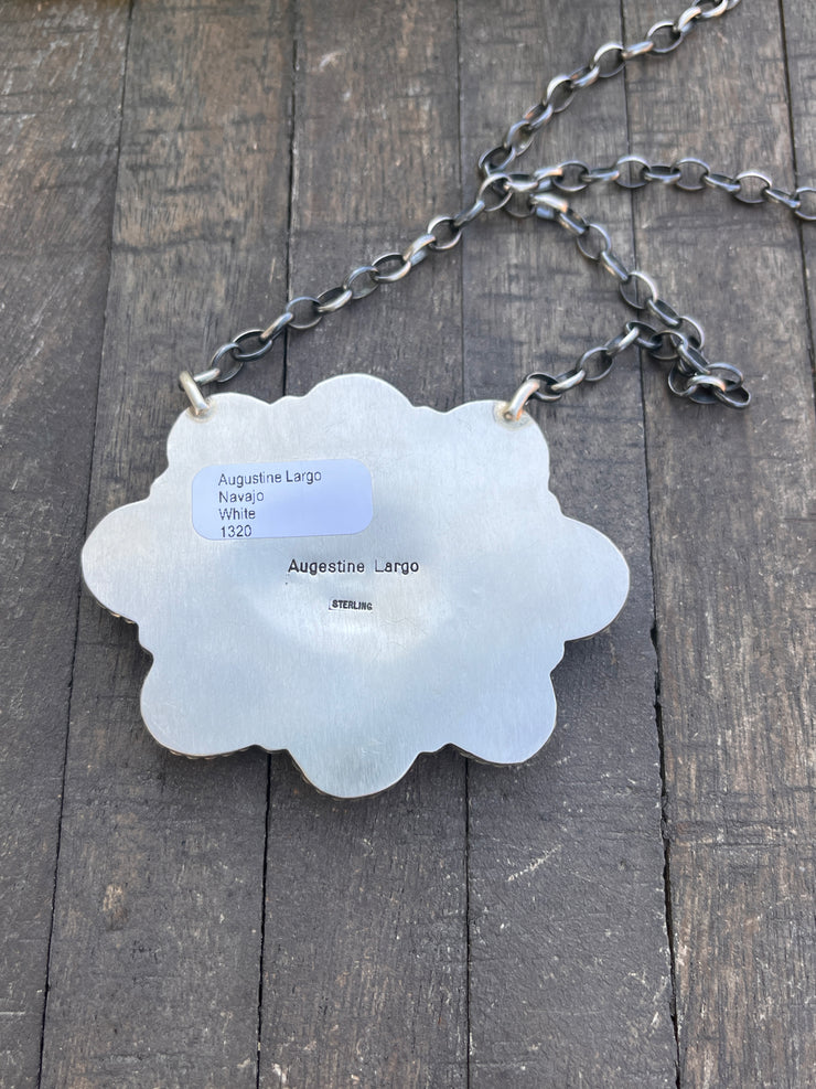 White Buffalo Cluster Necklace