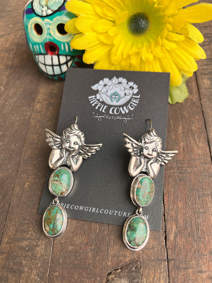 Royston Cherub Earrings