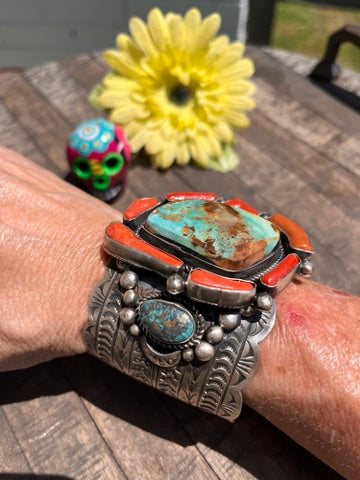 Royston and Coral Cuff