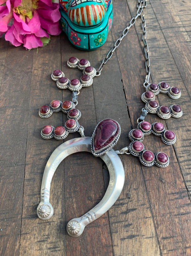 Purple Spiny Naja Necklace
