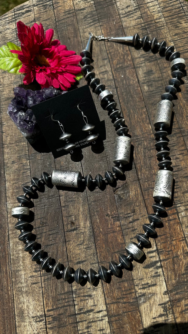 Navajo Pearl Necklace Set