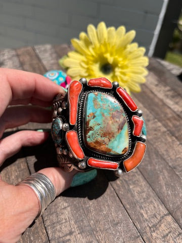 Royston and Coral Cuff
