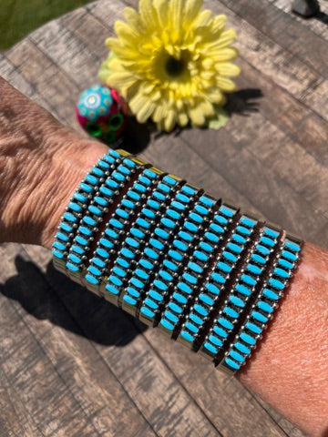 Zuni 10 Row Cuff