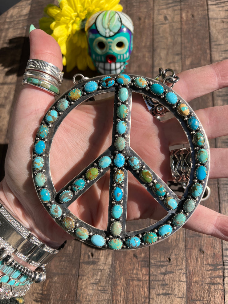 The HCC Kingman Peace Sign Necklace D