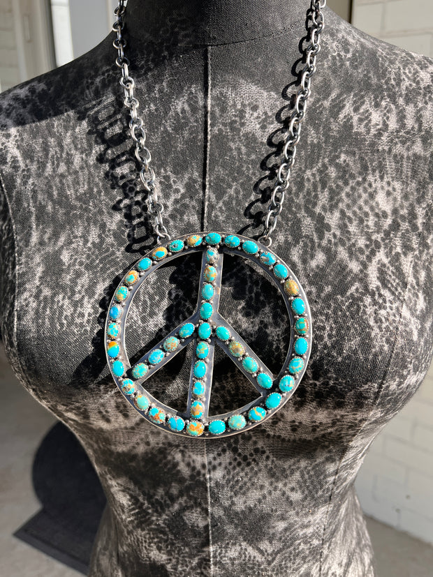 The HCC Kingman Peace Sign Necklace D