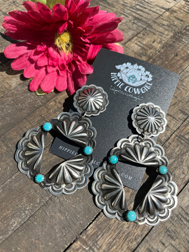 Kingman Concho Earrings