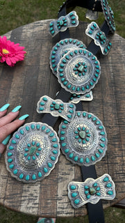 Green Concho Belt