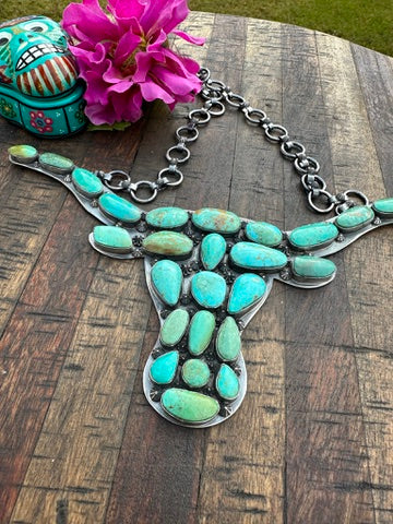 Kingman Longhorn Necklace