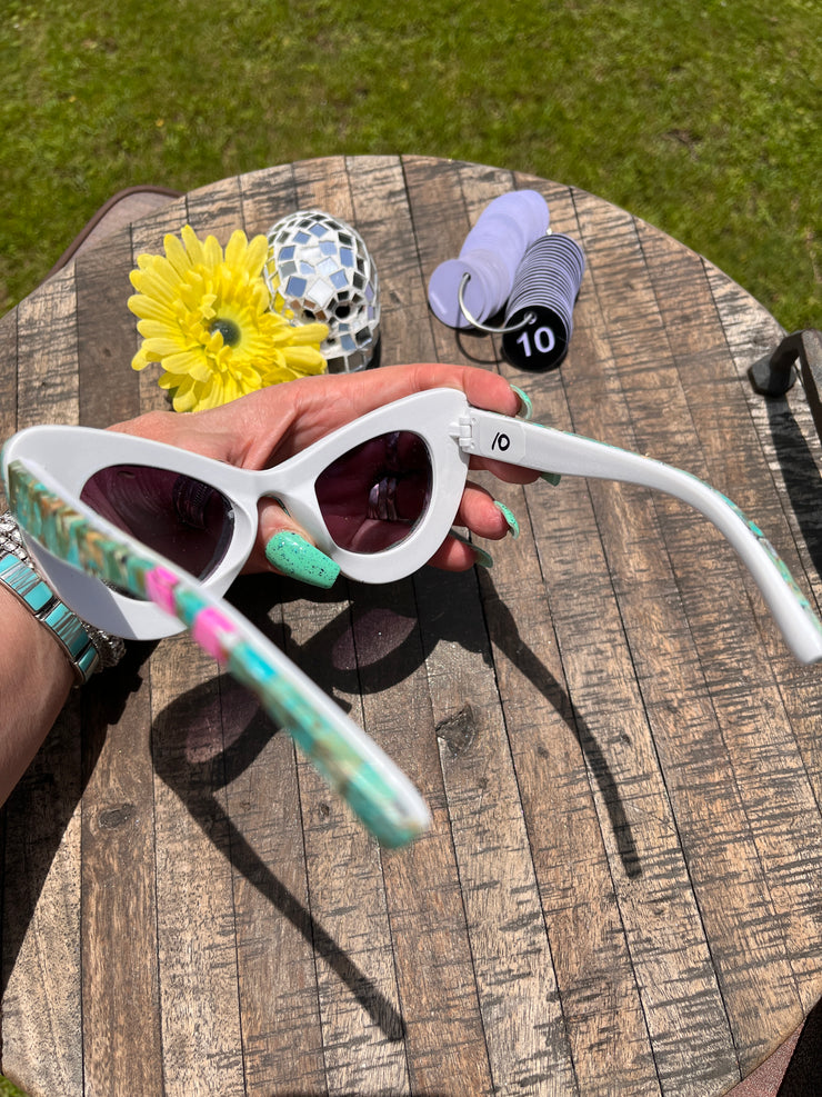 Handmade Kingman Inlay Sunglasses #10