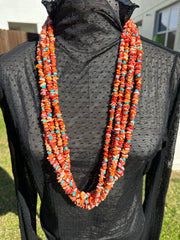 Spiny and Kingman Multi Strand Necklace