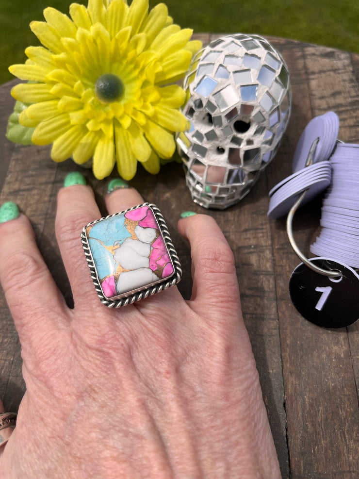 Cotton Candy Square Rings 1-10