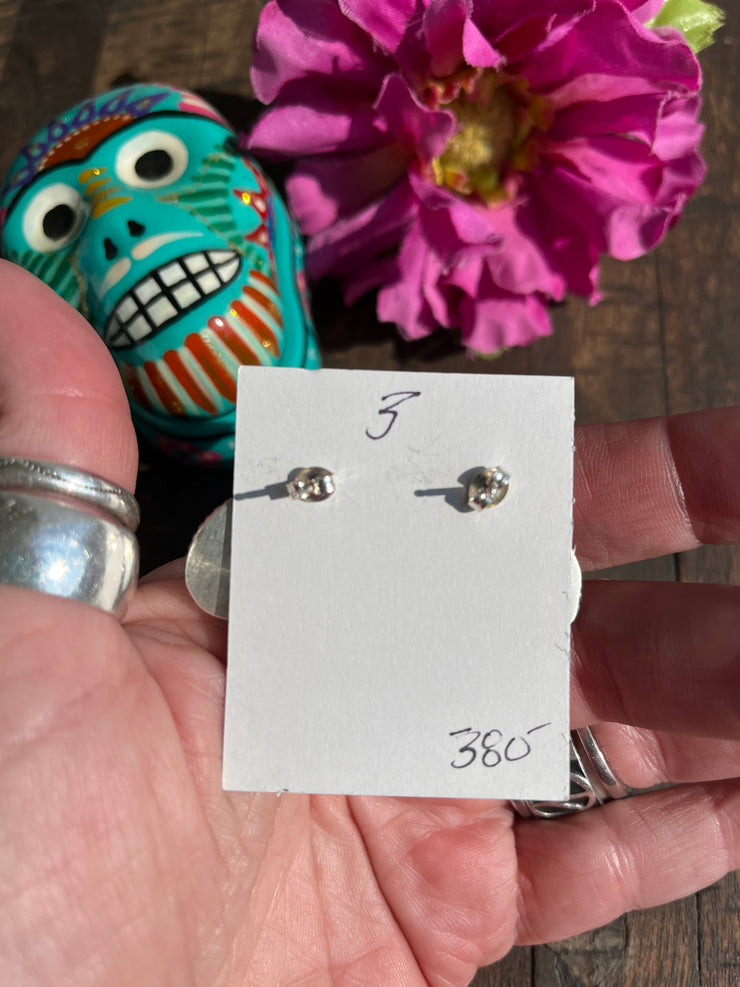 3 Stone Sonoran Gold Earrings #3