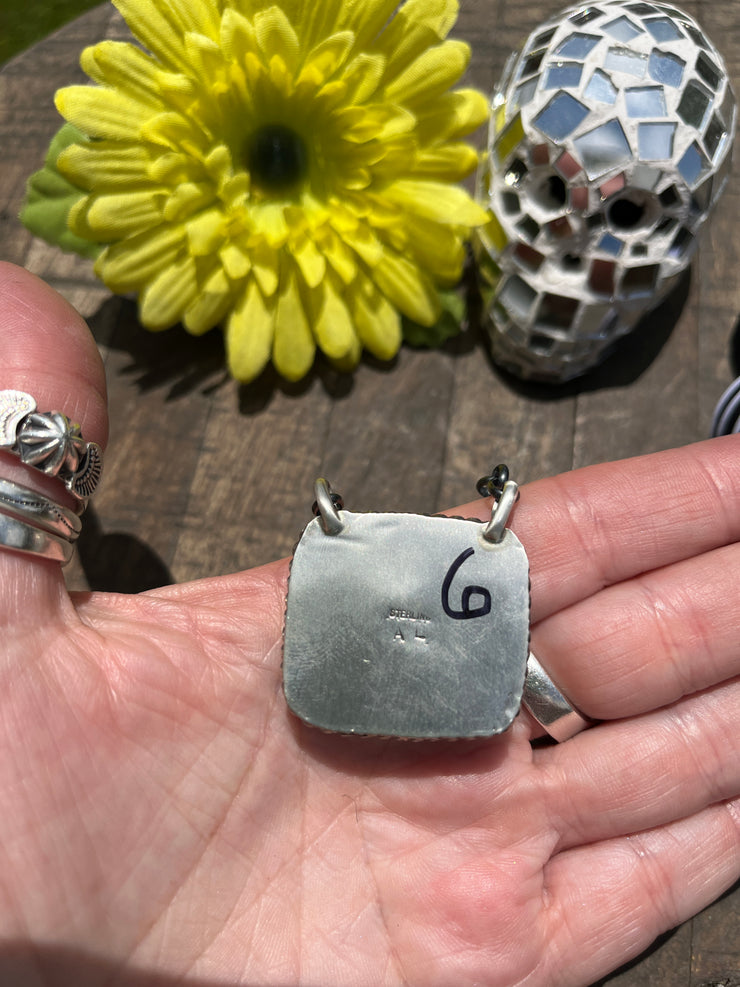 Square Kingman Necklaces