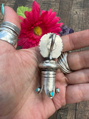 Mixed Mines Squash Blossom Pendant #1