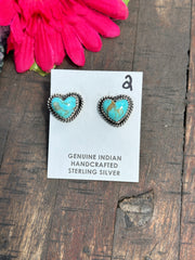 Kingman Mini Heart Studs #2