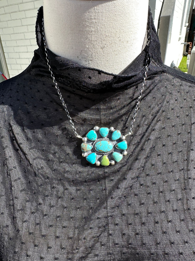 Kingman Cluster Necklace #2