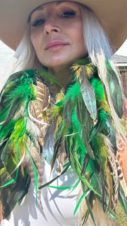 Green Feather Ears