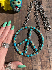 The HCC Kingman Peace Sign Necklace B