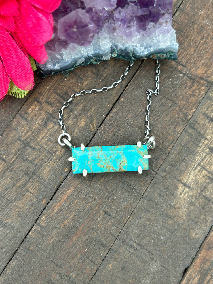 Waterproof Kingman Bar Necklace #12