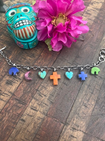 All the Colors Charm Bracelet